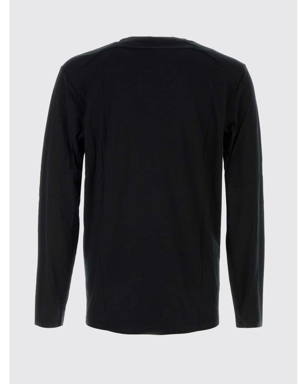 Veilance Blue Long-Sleeved Wool Blend Crewneck T-Shirt for men