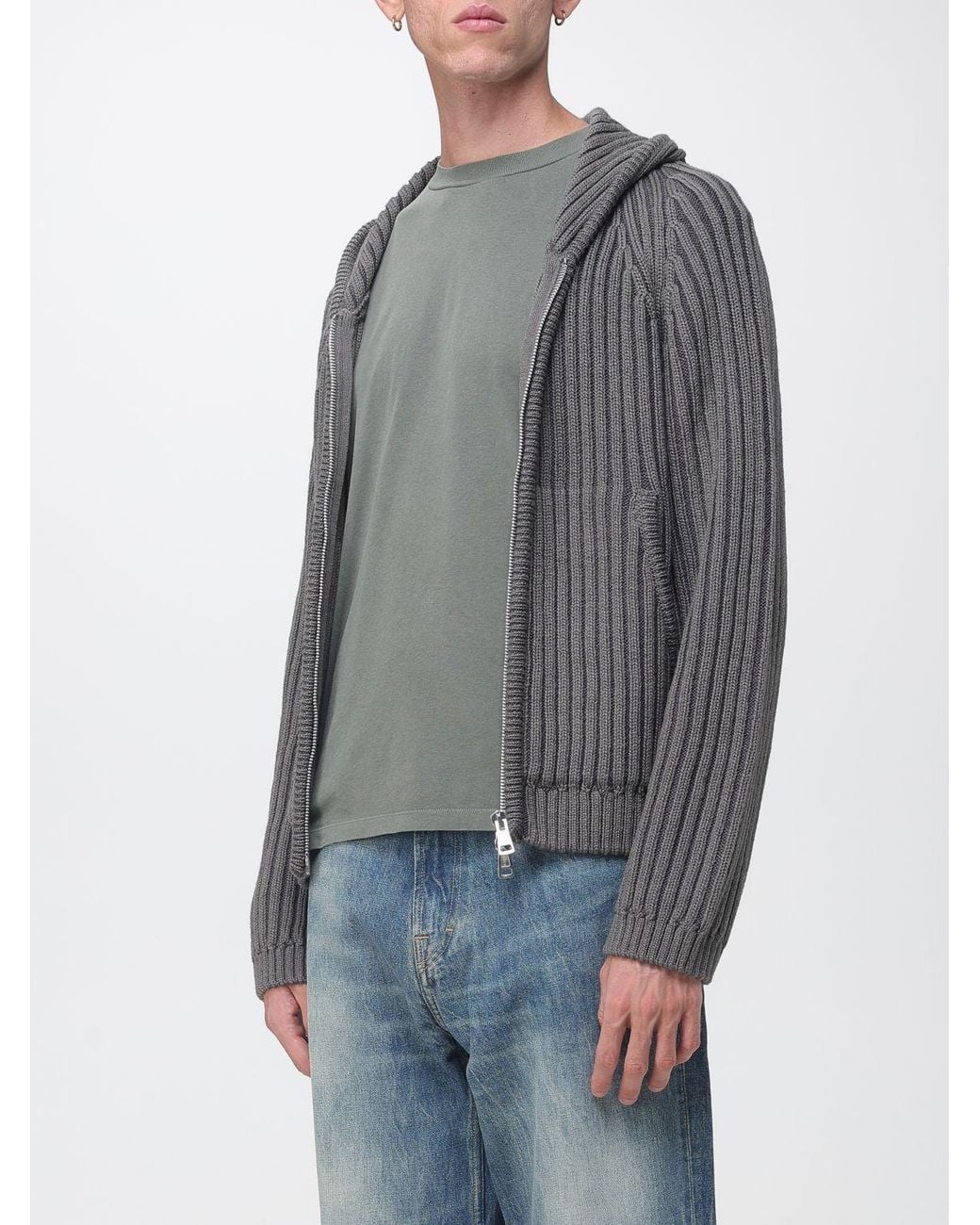 Our Legacy Gray Crew-Neck T-Shirt for men