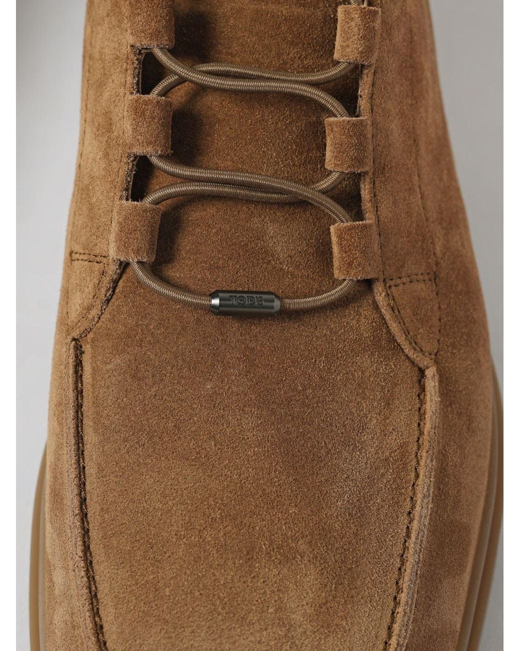 Tod's Brown Suede Desert Boots for men