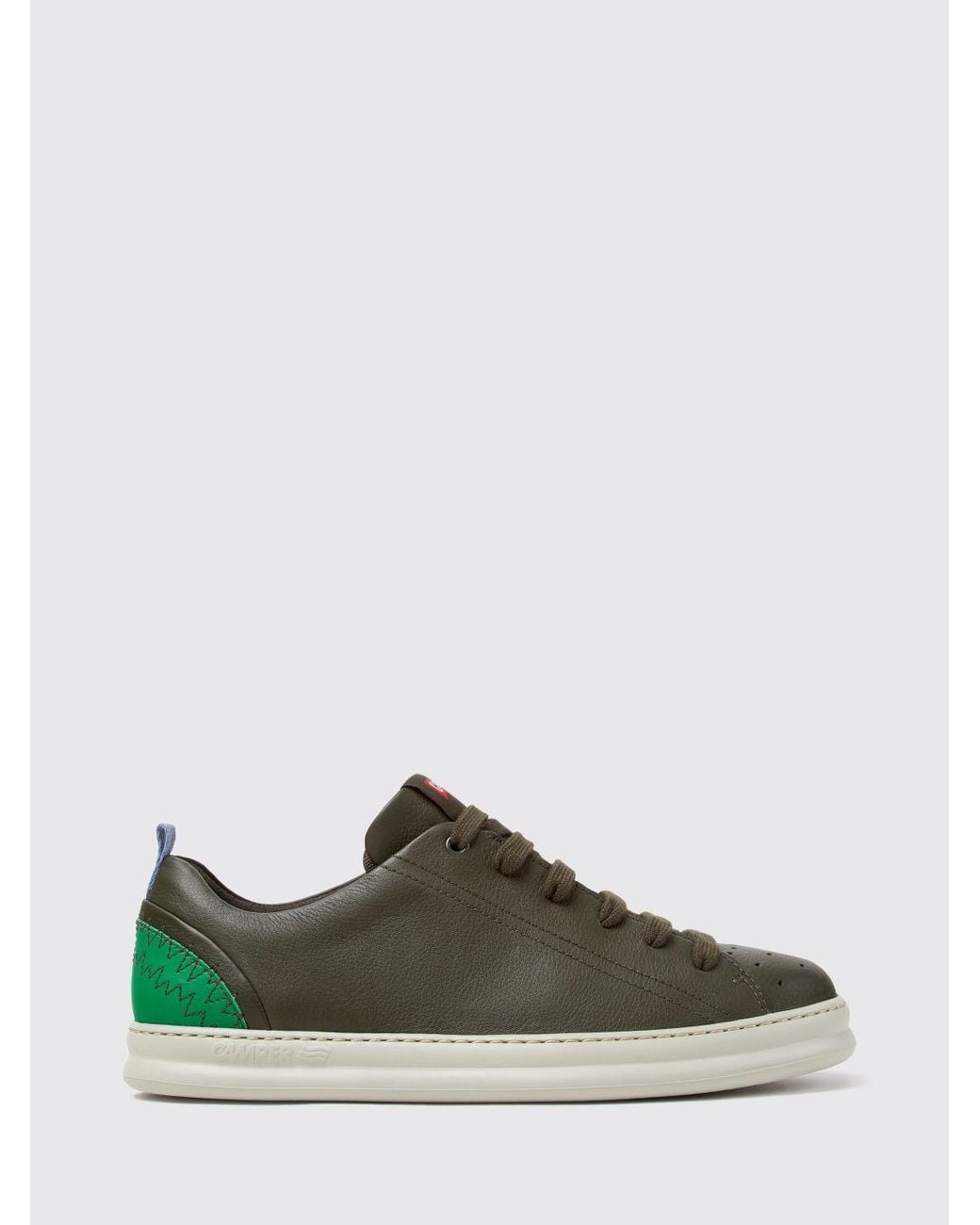 Camper Green Bicolor Twins Low-Top Sneakers for men