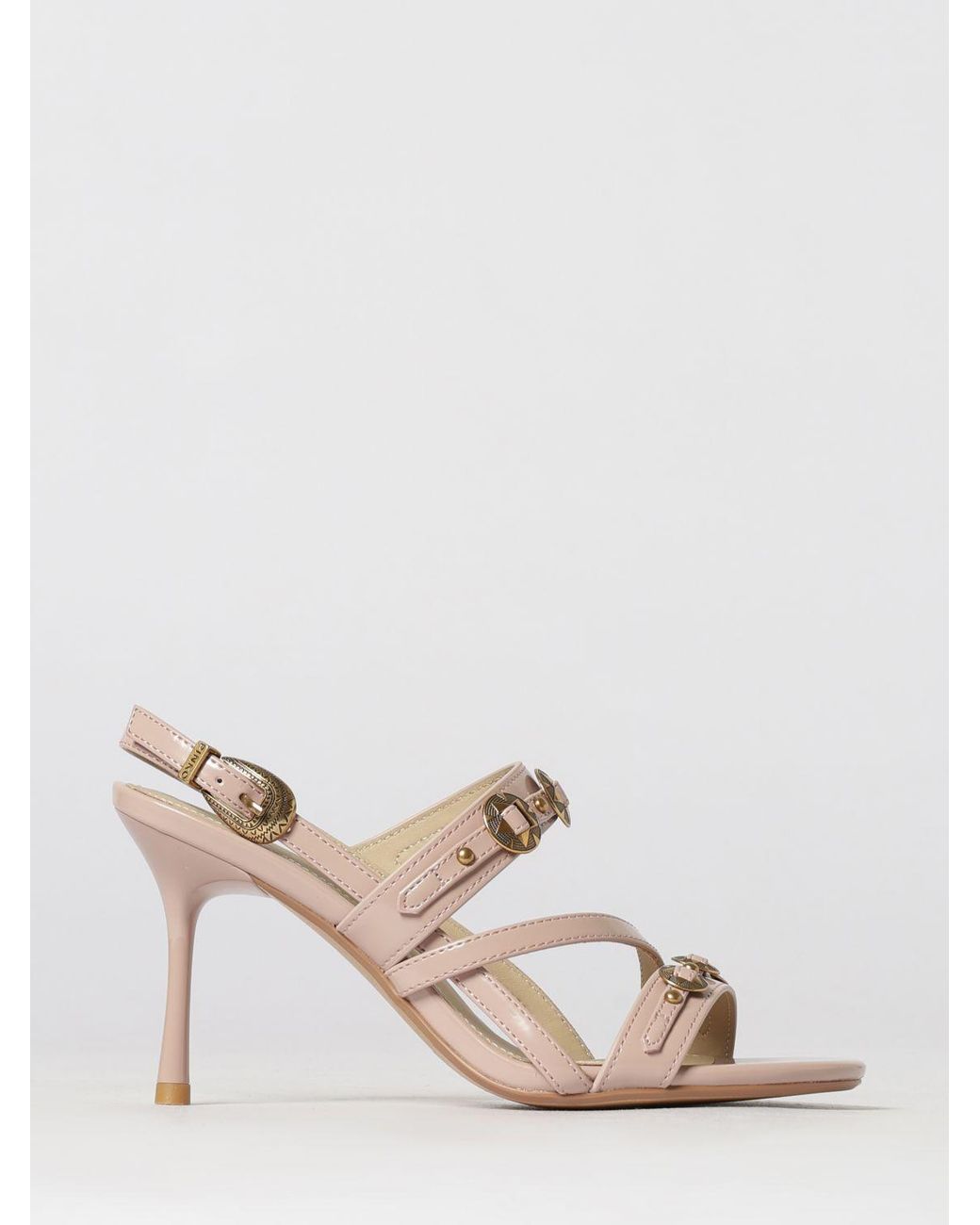 Pinko Natural Vanda Leather Sandals