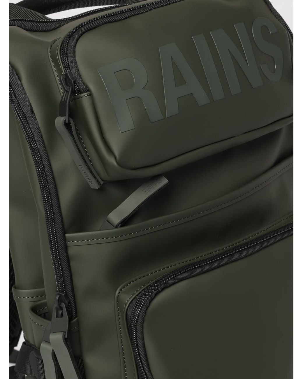 Rains Green Texel Cargo Backpack for men
