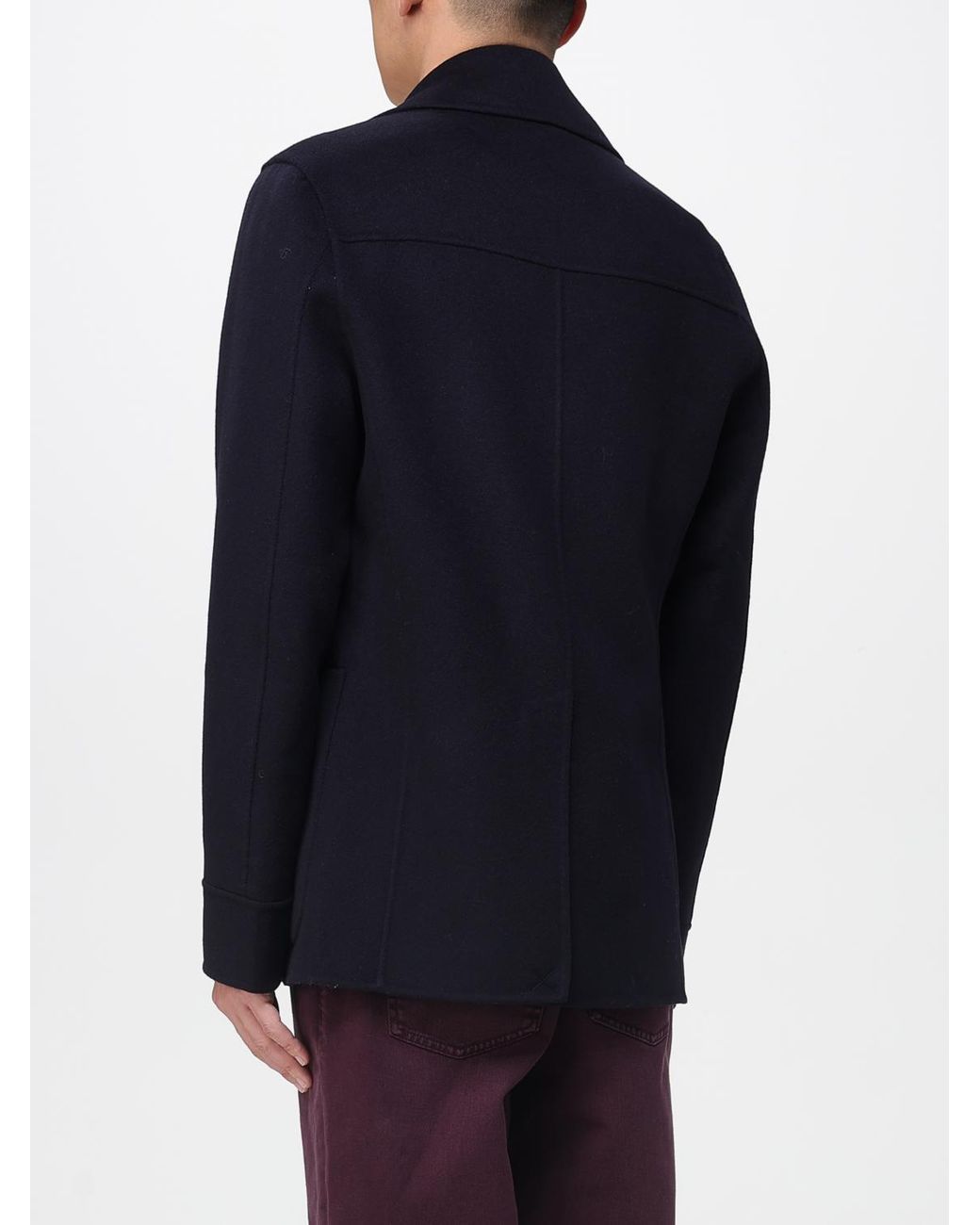 Paltò Blue Palt&Ograve Coat for men