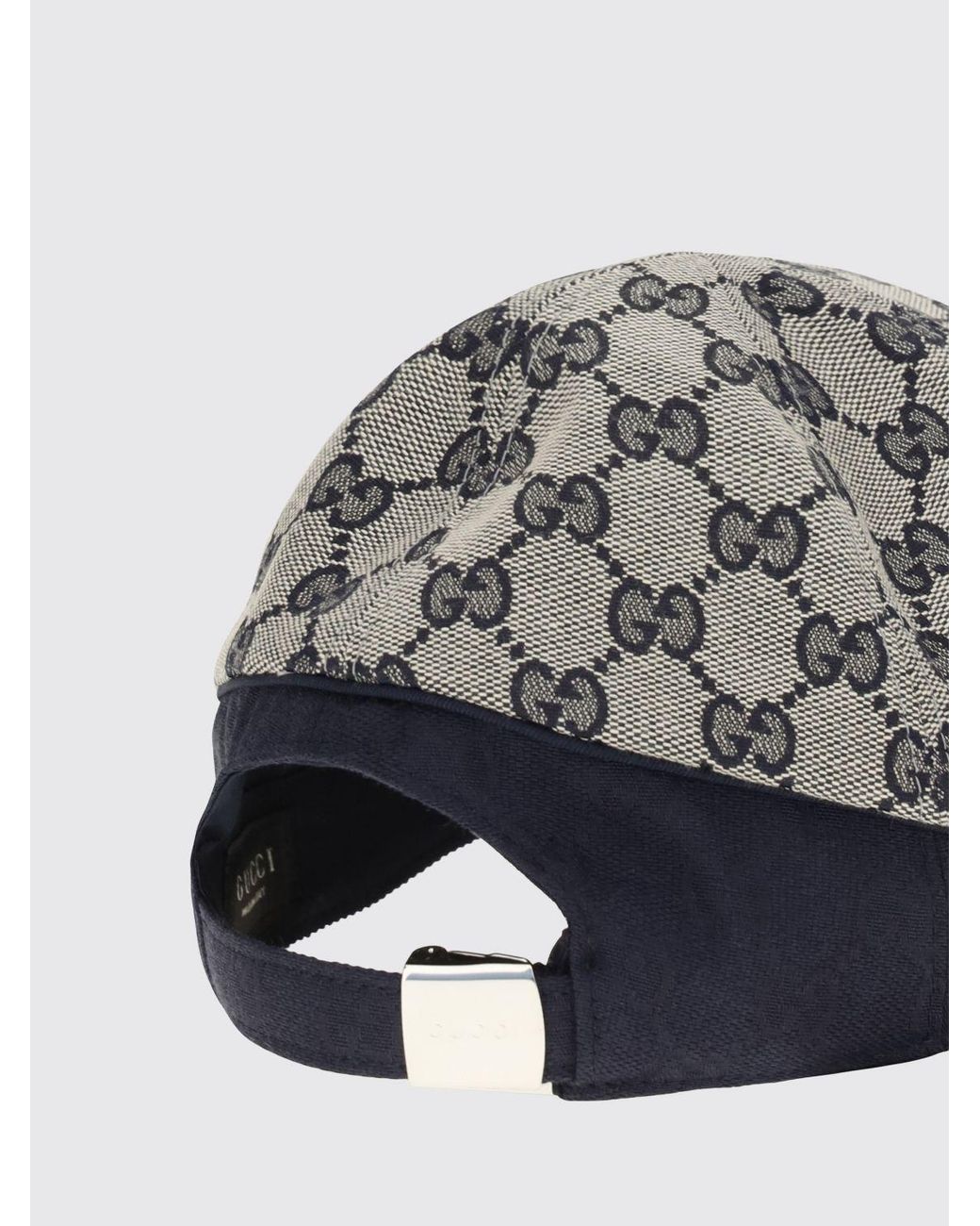 Gorra De Béisbol De Tejido Supreme Gg Con Monograma Gucci de hombre de color Gray