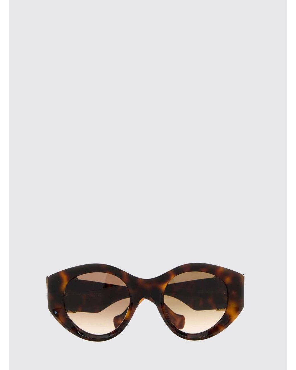 Loewe Brown Anagram Rounded Cat-Eye Sunglasses