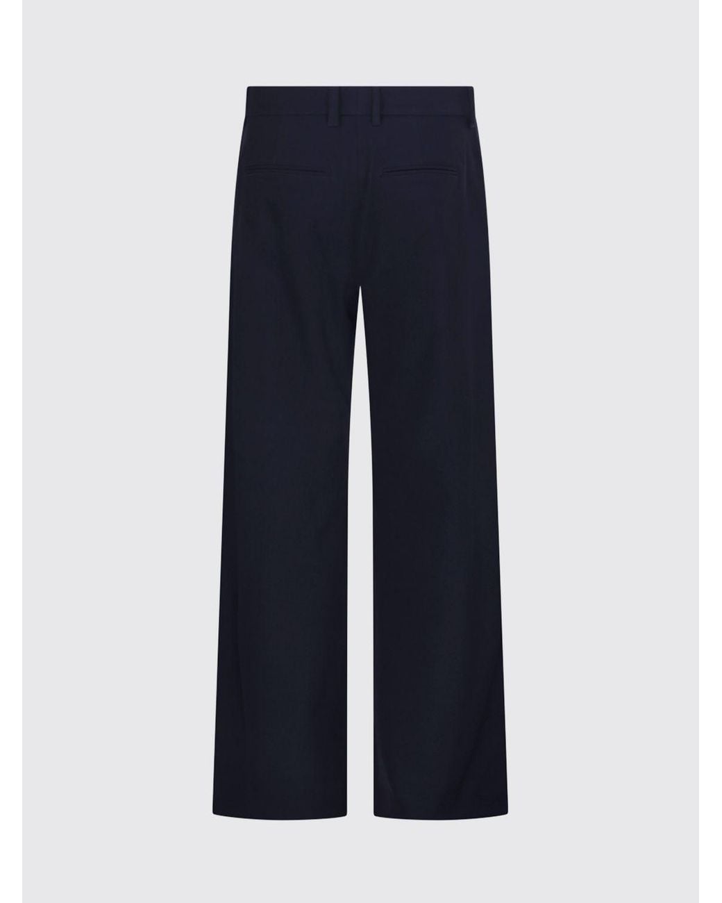 Max Mara Blue Gela Wide-Leg Cotton-Blend Trousers