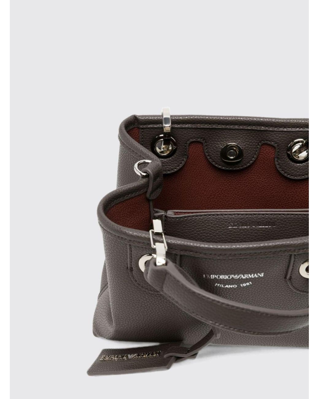 Emporio Armani Gray Mini Tote
