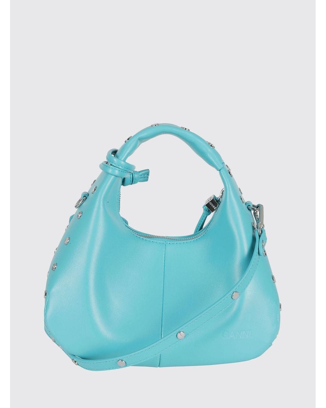 Ganni Blue Shoulder Bag