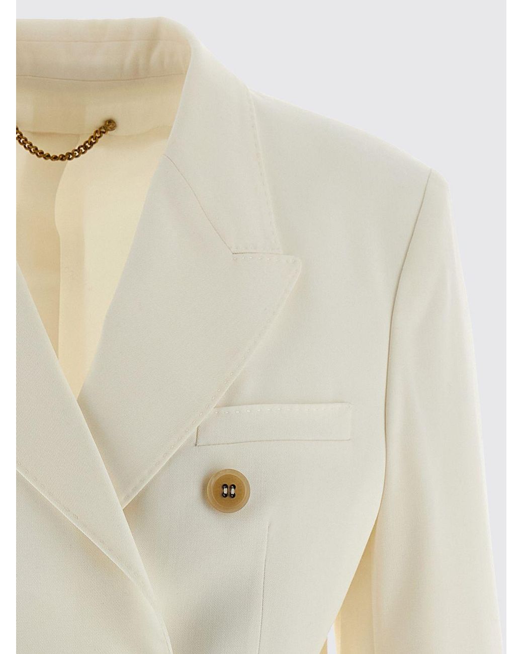 Golden Goose Deluxe Brand Natural Journey Light Wool Polyester Blazer