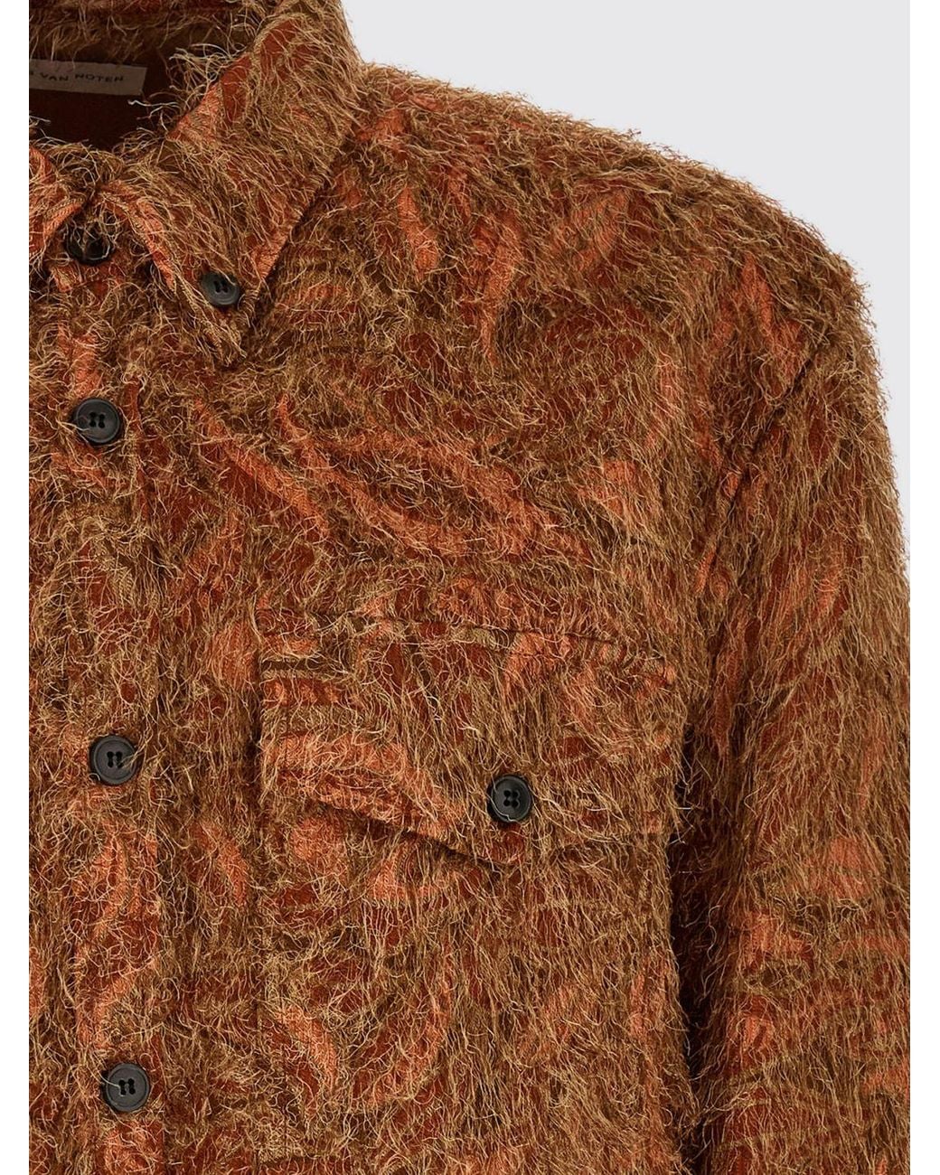 Dries Van Noten Brown Shirt for men