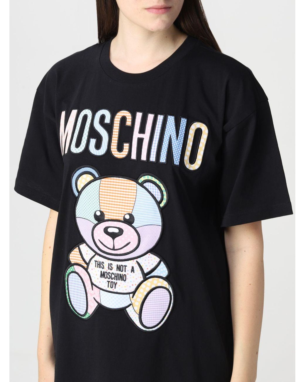 Moschino Couture Teddy Bear Cotton T 