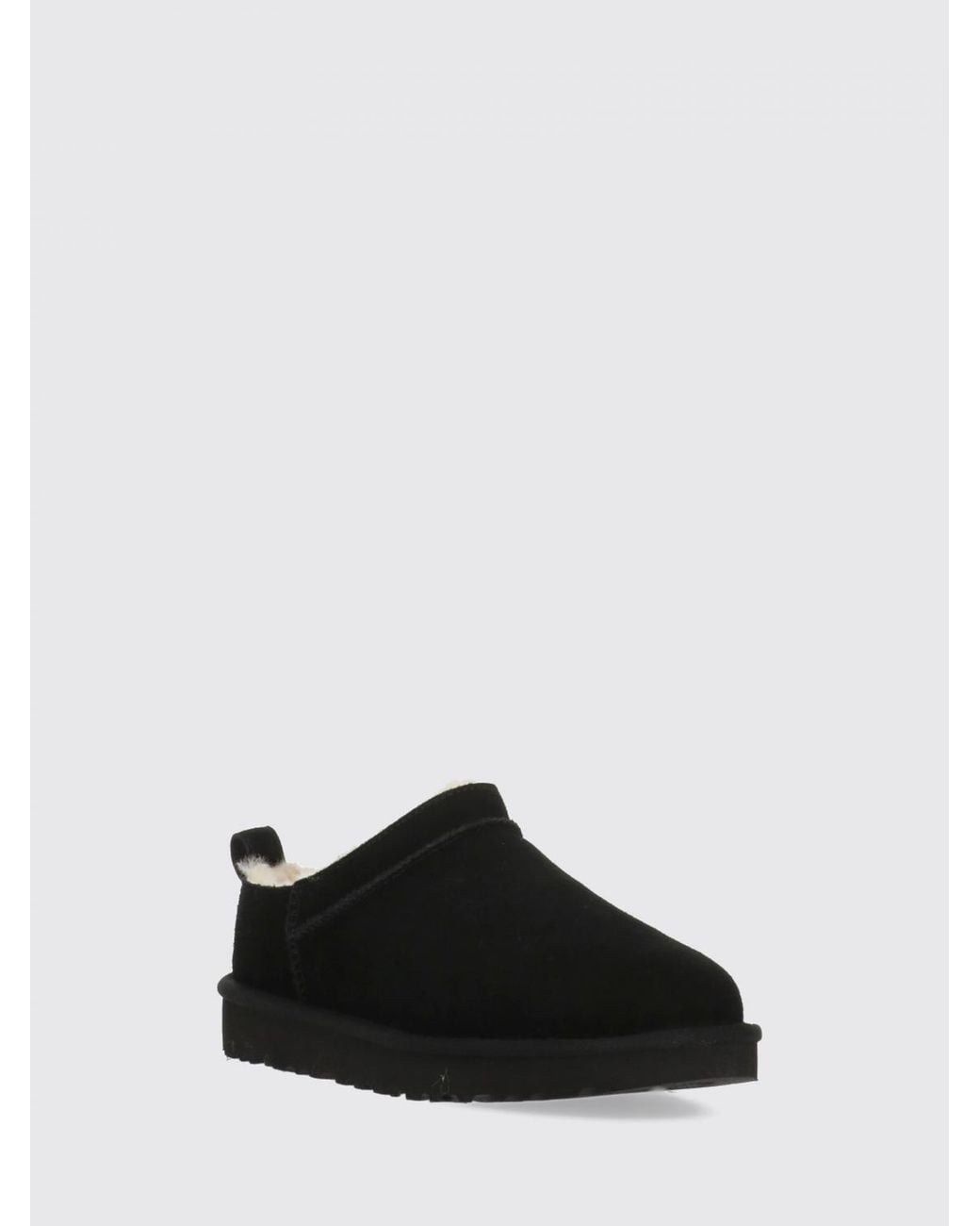 Ugg Black Classic Micro Water-Repellent Suede Platform Ankle Boots