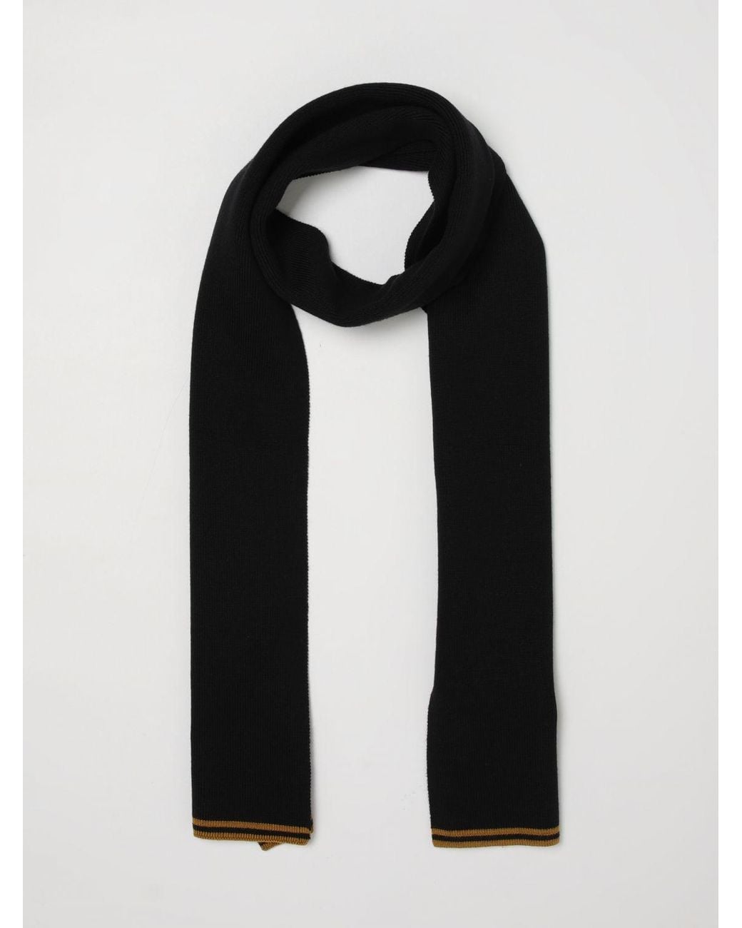 Sciarpa di Fred Perry in Black da Uomo