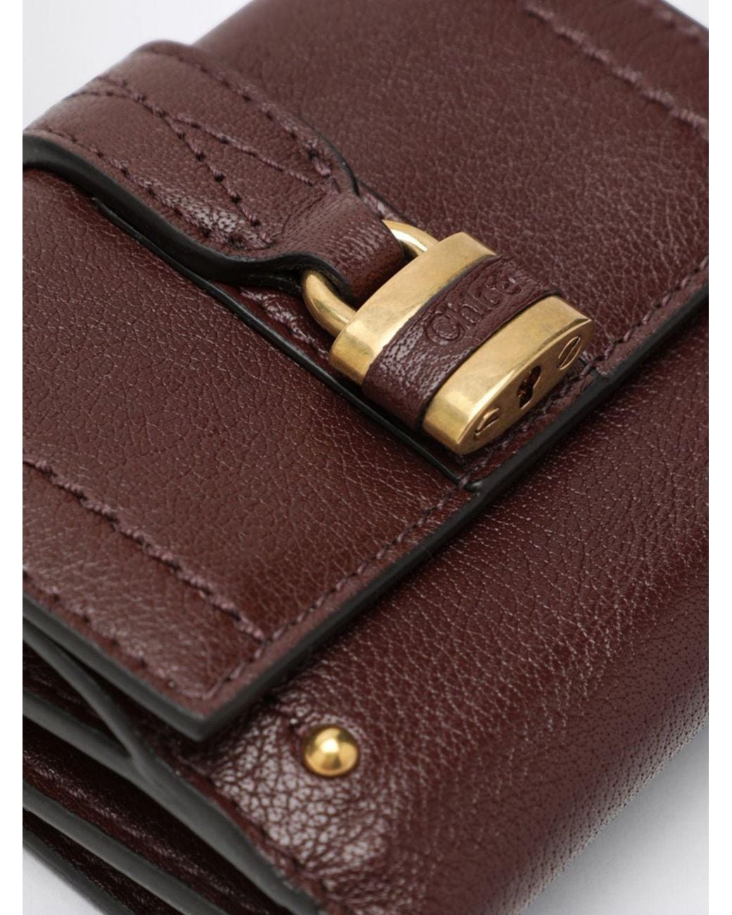 Chloé Purple ChloÉ Calfskin Wallet