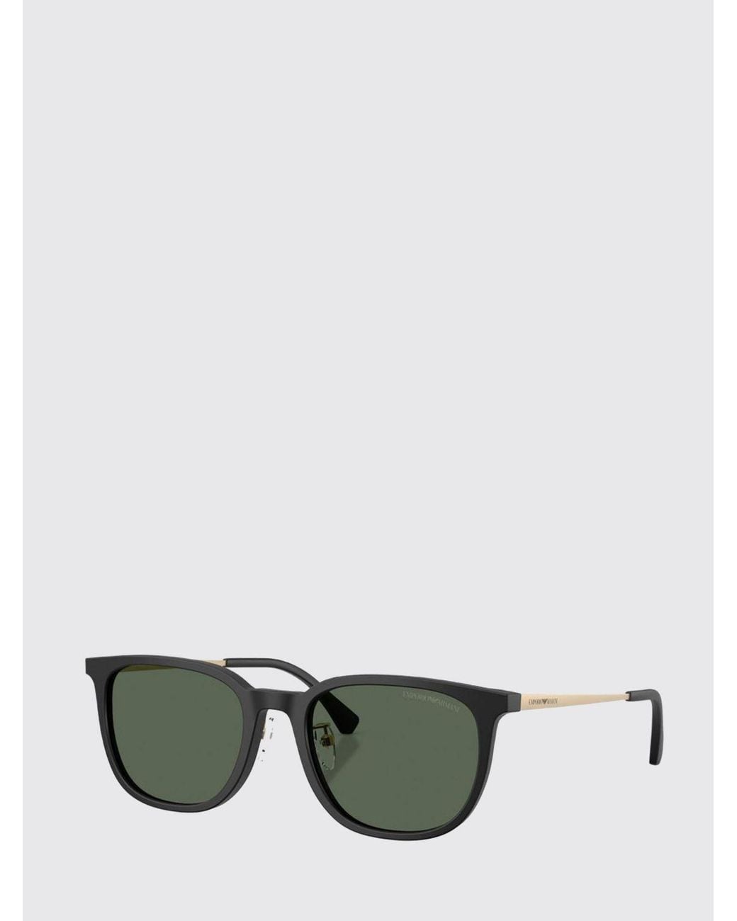 Emporio Armani Green Aviator Sunglasses for men