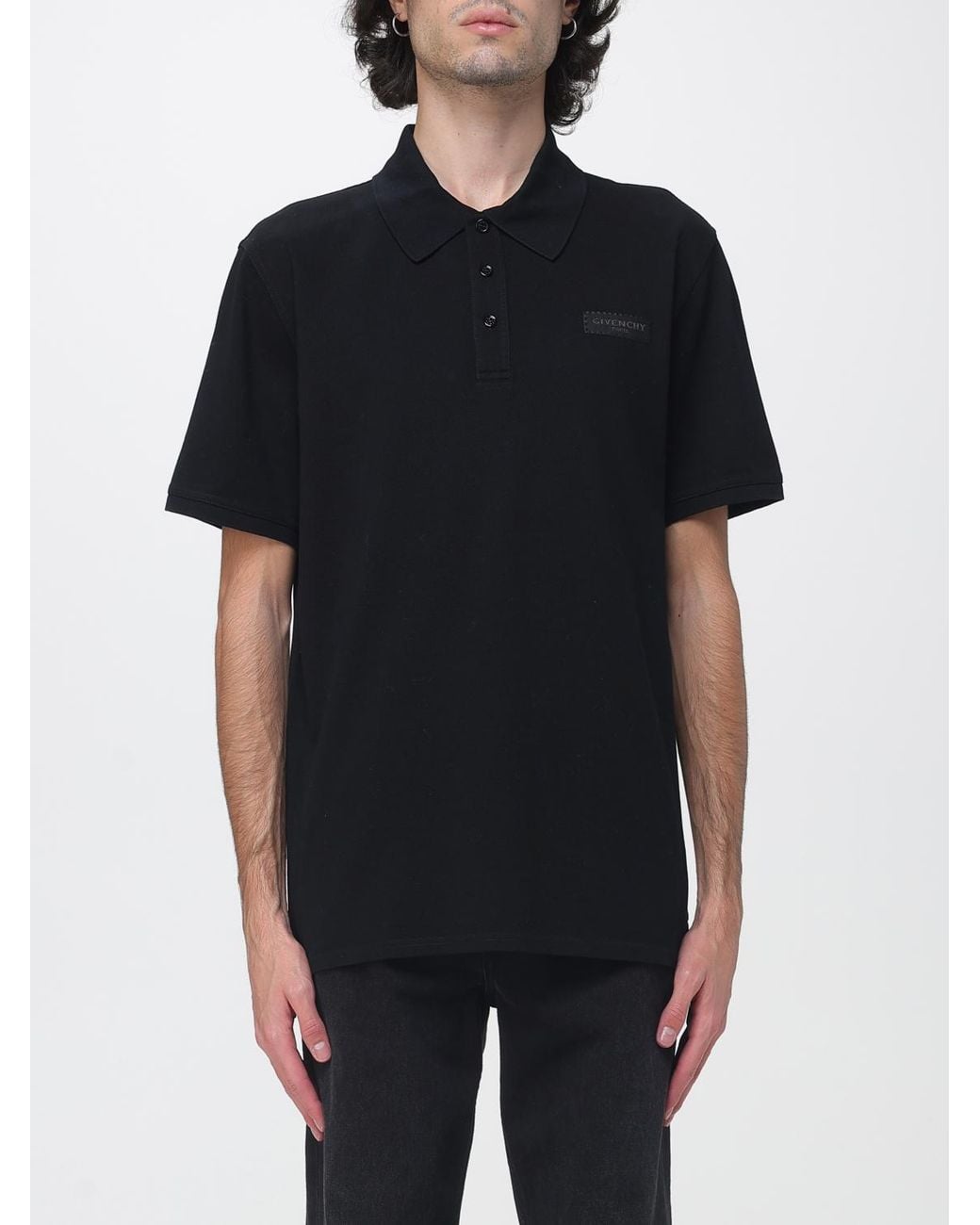Givenchy Black Polo Shirt for men