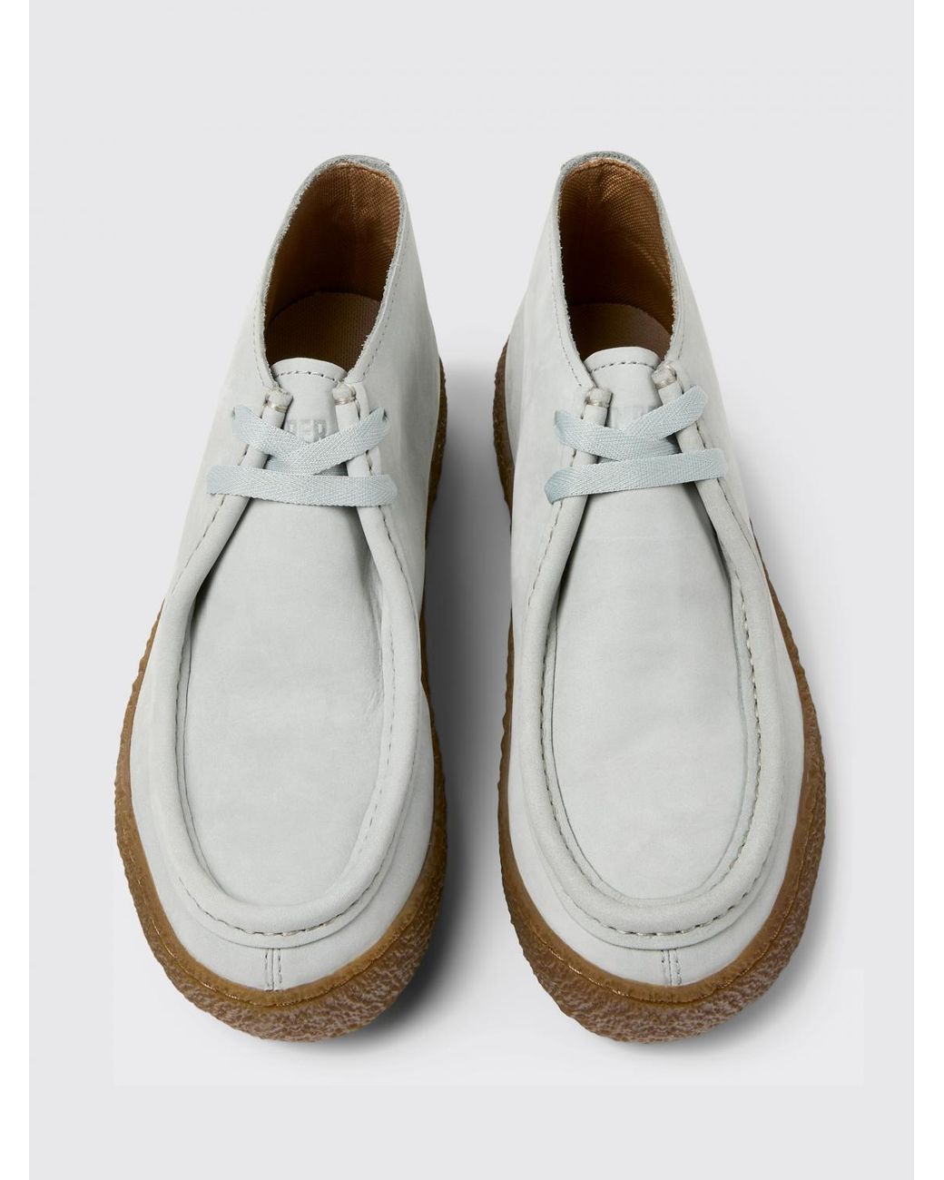 Camper White Peu Terreno Suede Chukka Boots