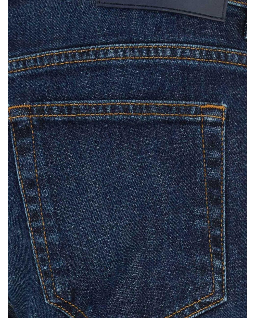 PT Torino Blue Mid-Rise Five-Pocket Skinny Jeans for men