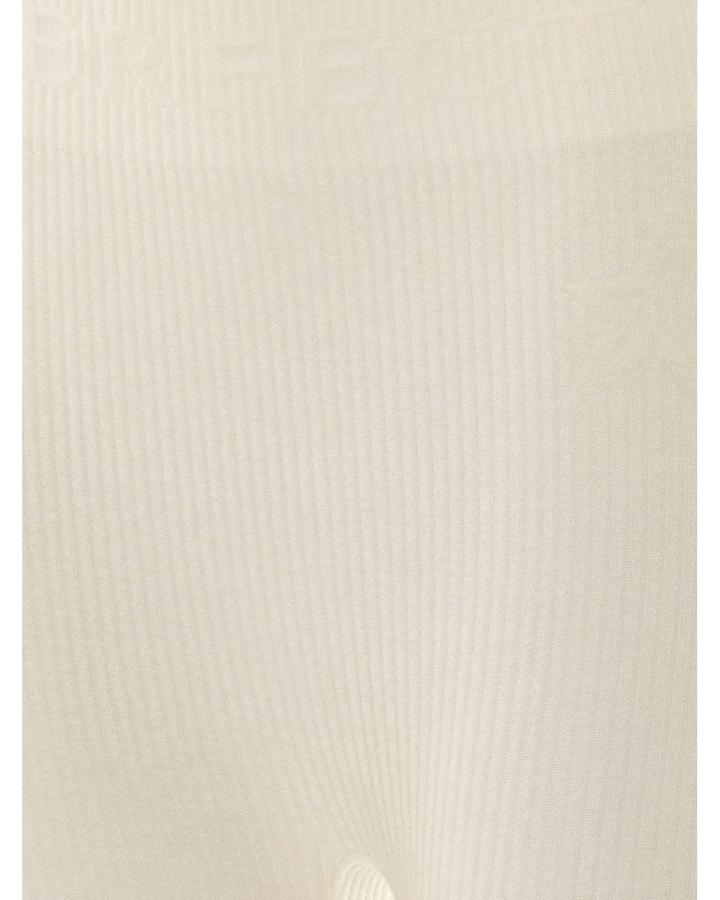 Perfect Moment White High-Waisted Skinny Fit Stretch Lyocell Jersey Leggings