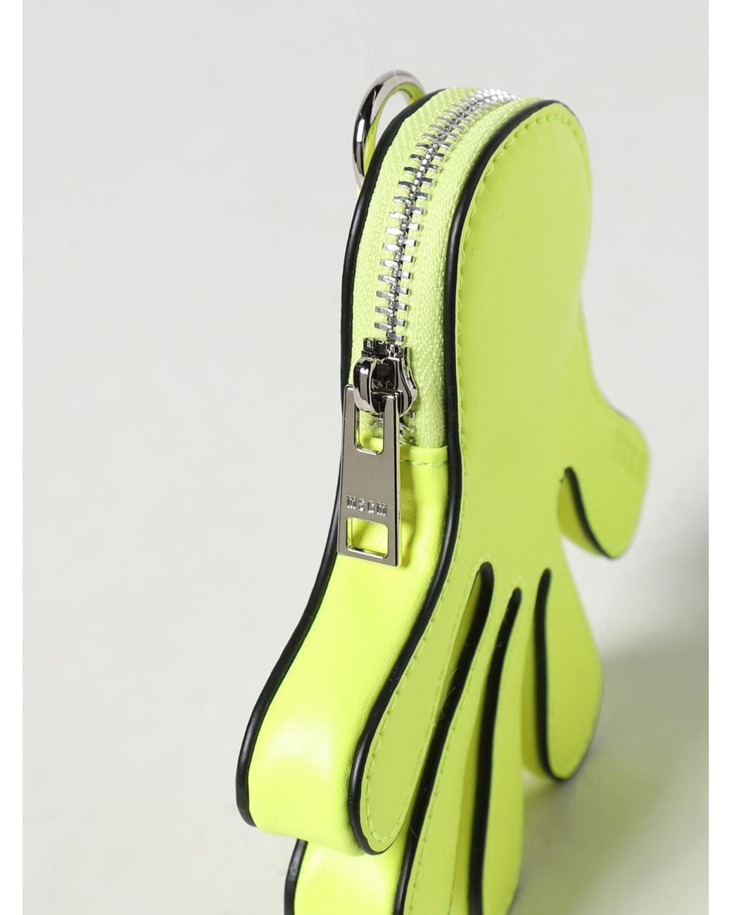 MSGM Yellow Purse In Synthetic Leather for men