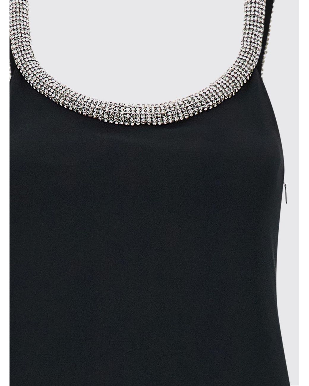 Tom Ford Black Viscose Blend Dress With Crystals