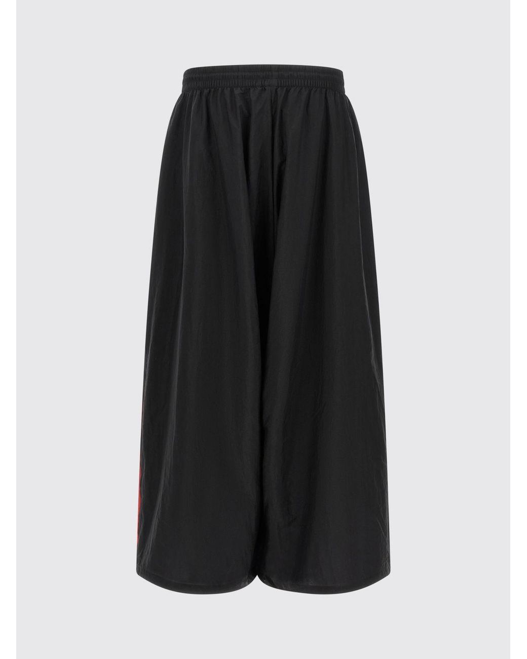 Y-3 Black Wide-Leg Technical Fabric Trousers With Drawstring Waist for men