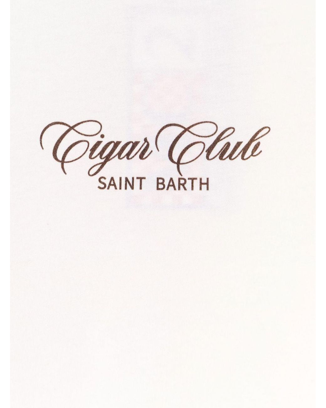Mc2 Saint Barth White Printed Cotton T-Shirt for men