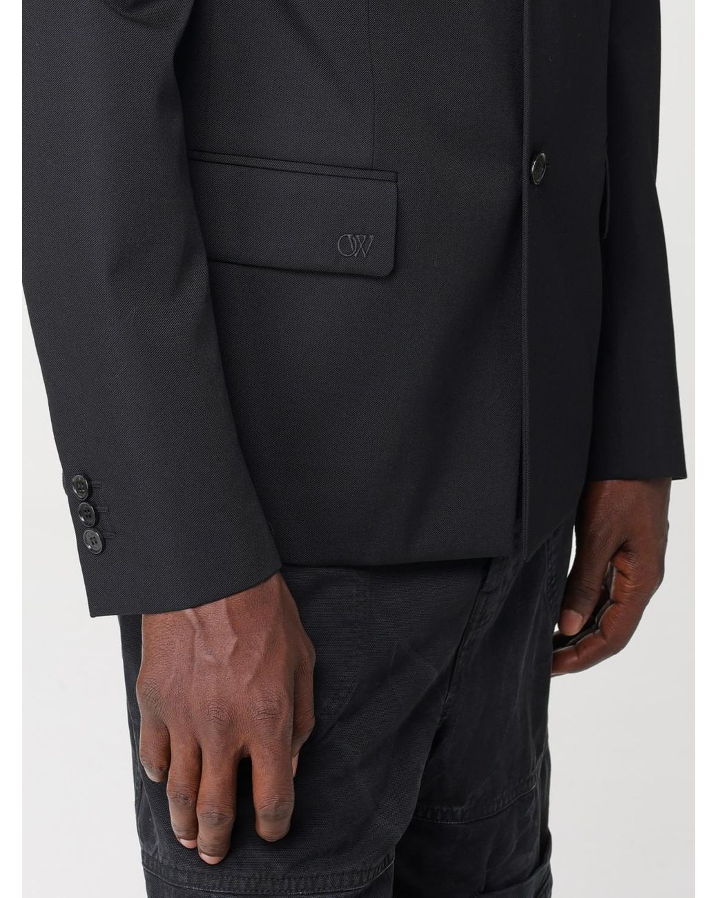 Off-White c/o Virgil Abloh Blue Jacket for men