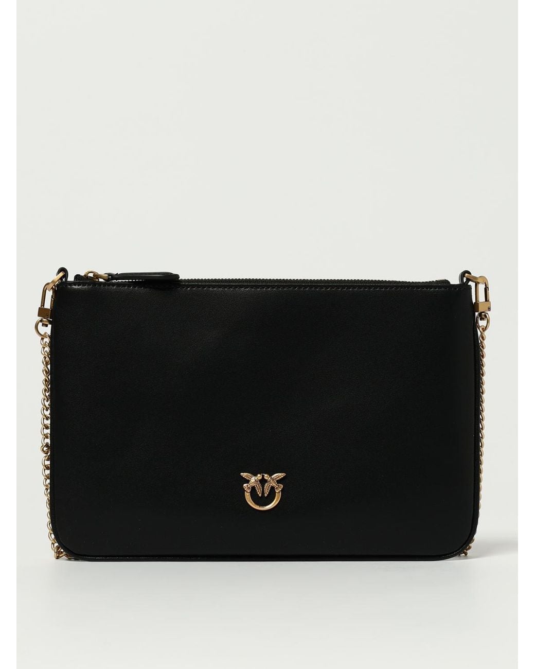 Pinko Black Classic Flat Love Bag Simply