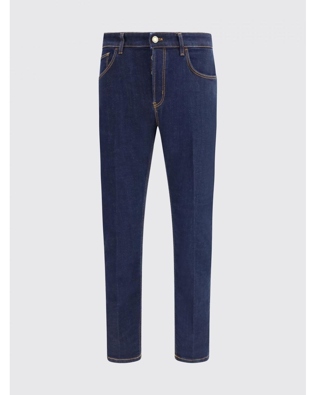 PT Torino Blue Skinny Fit Stretch Jeans for men