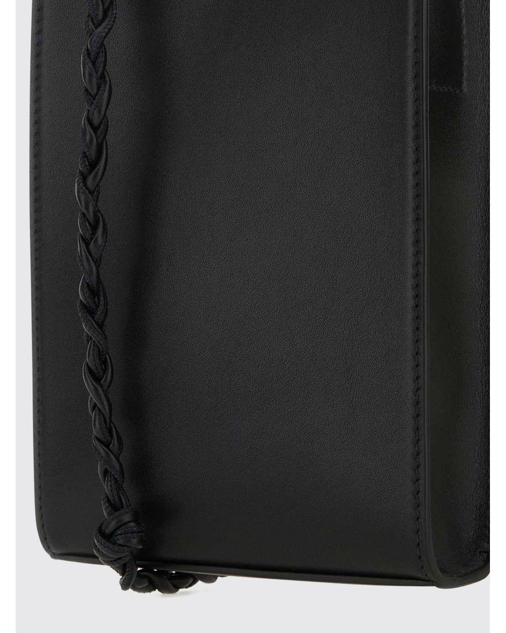 Jil Sander Tangle Lederschultertasche in Black für Herren