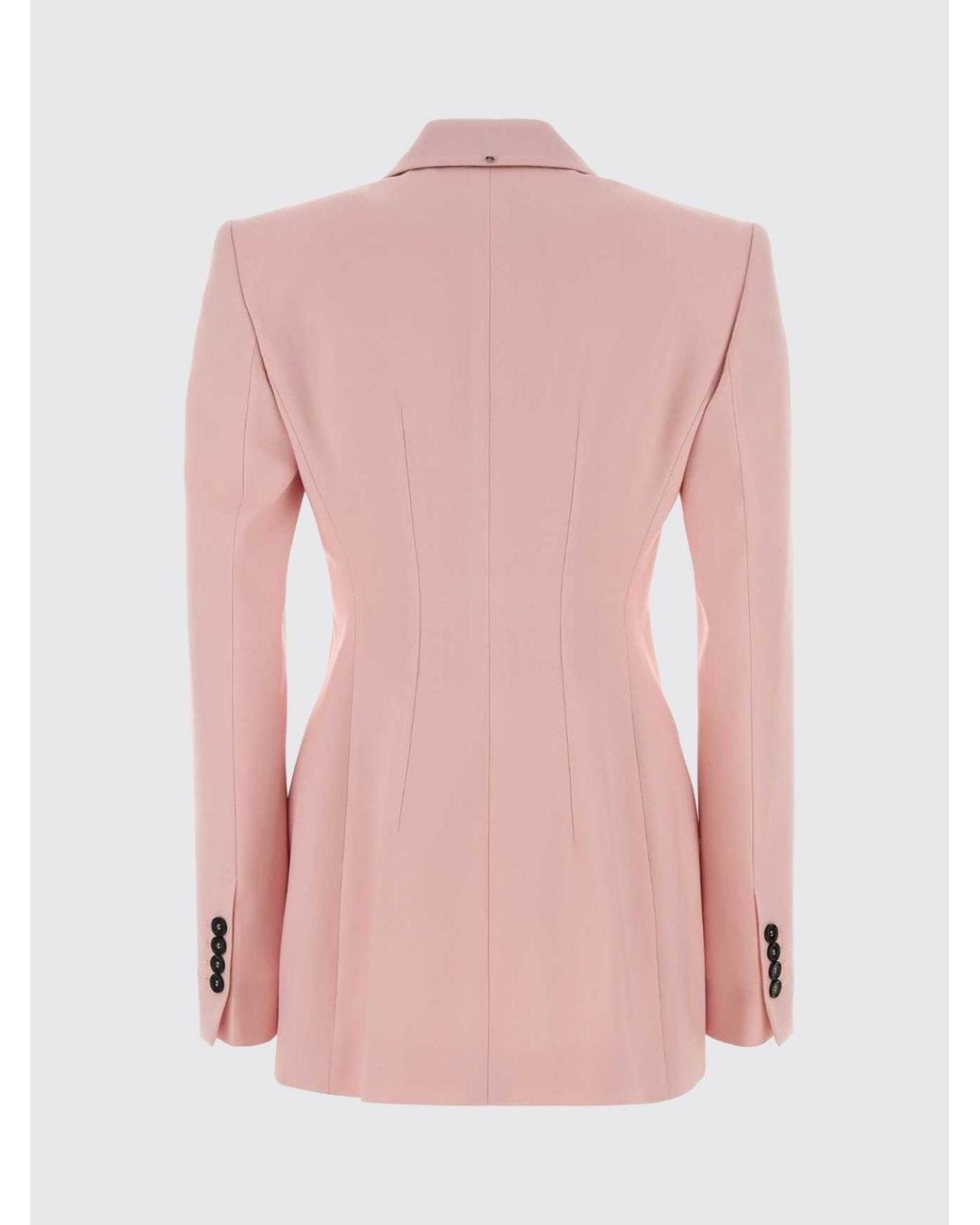 Sportmax Pink Double-Breasted Blazer
