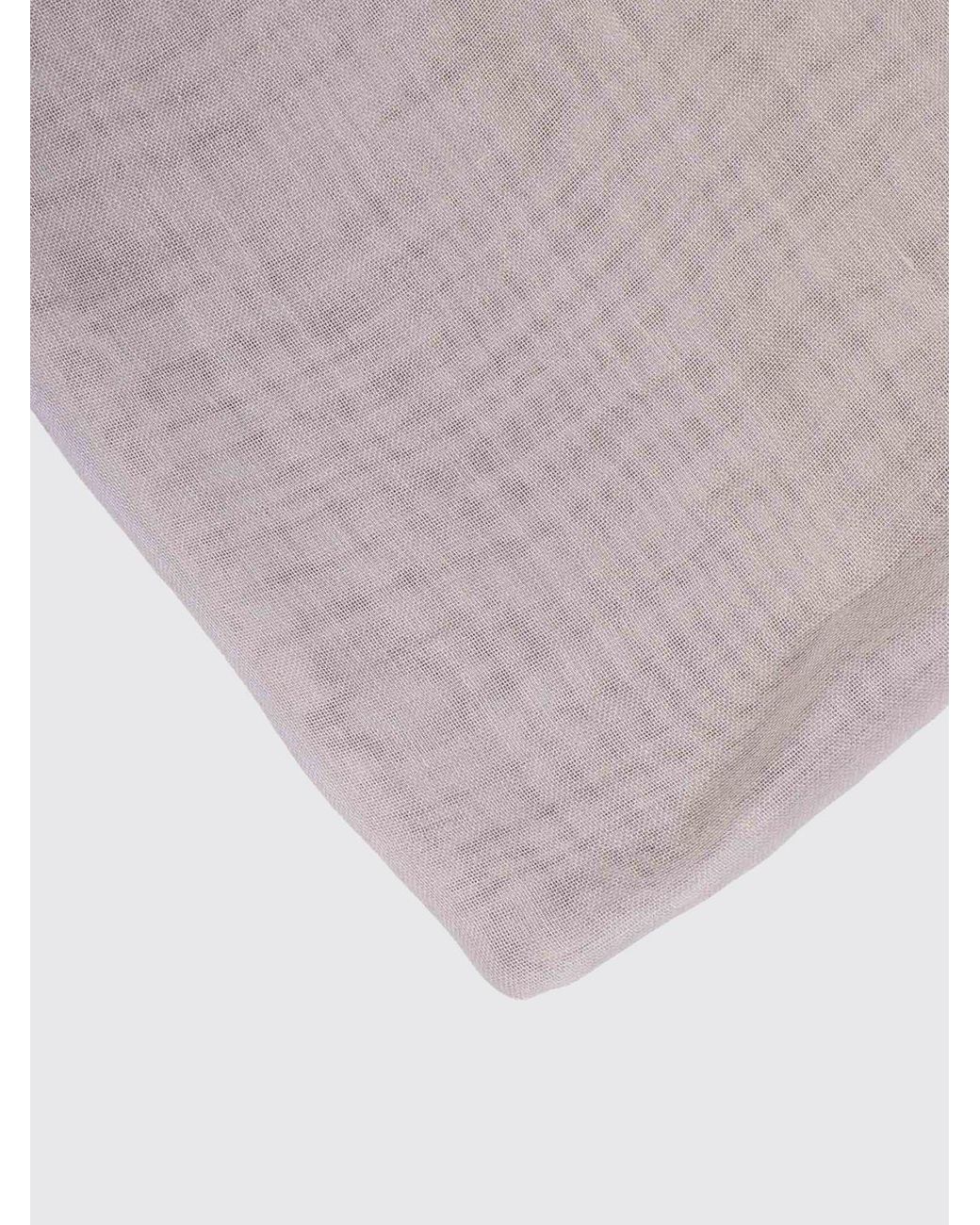 Faliero Sarti Multicolor Silk Blend Scarf With Fringes