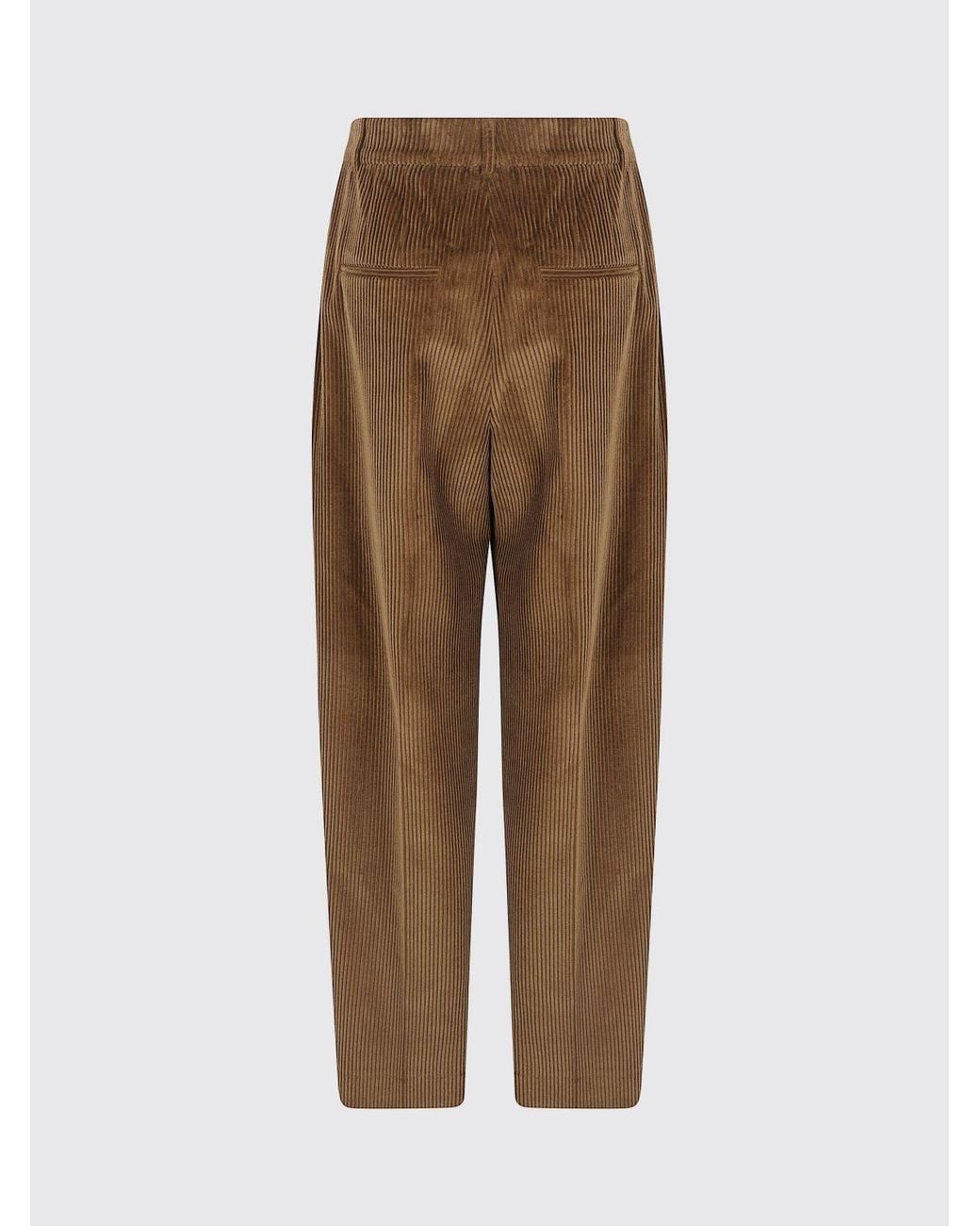 Rohe Brown Mid-Rise Straight Trousers