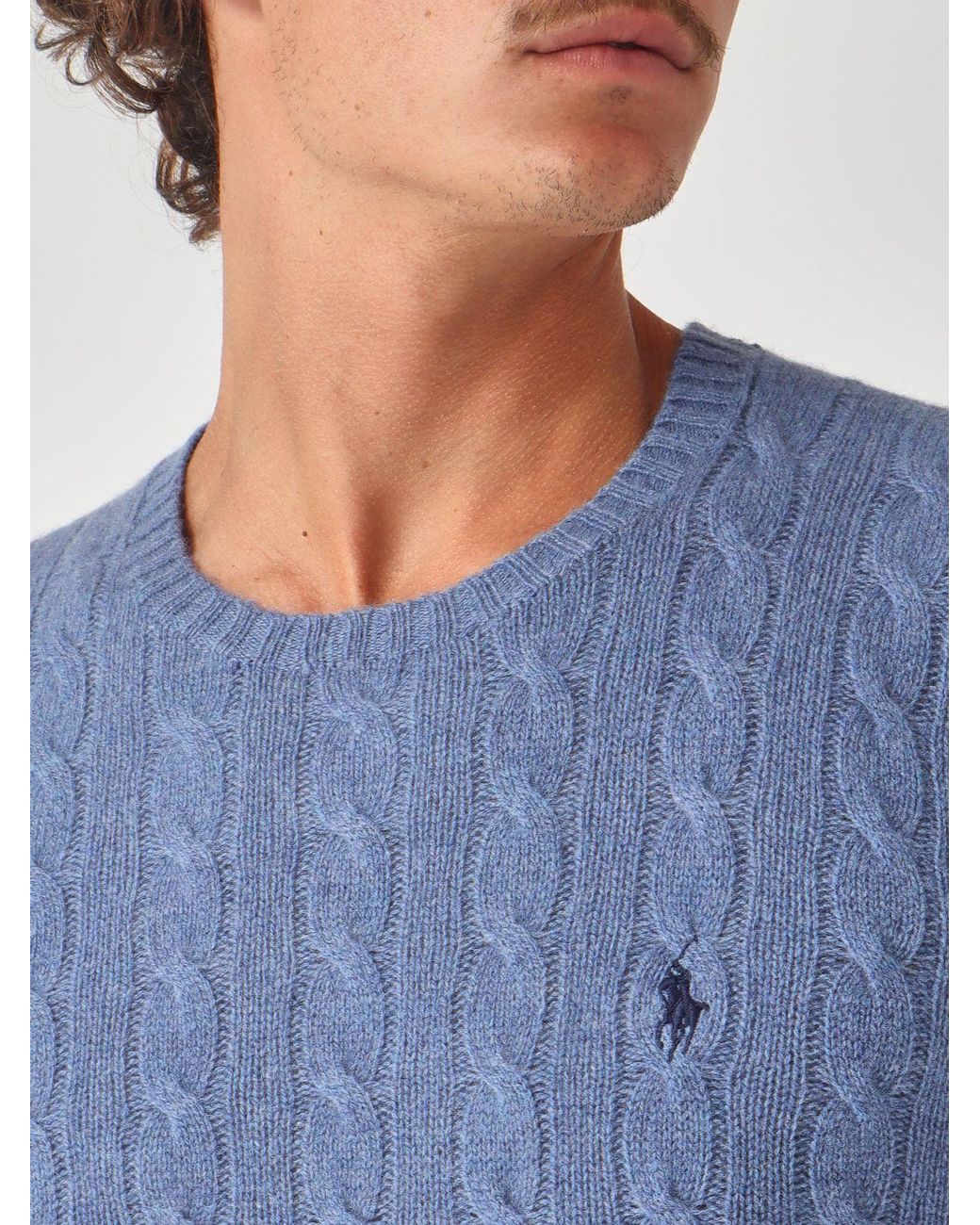 Polo Ralph Lauren Blue Crewneck Jumper for men
