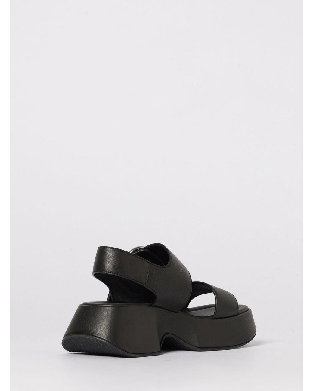 Vic Matié Black Vic MatiÉ Leather Sandals