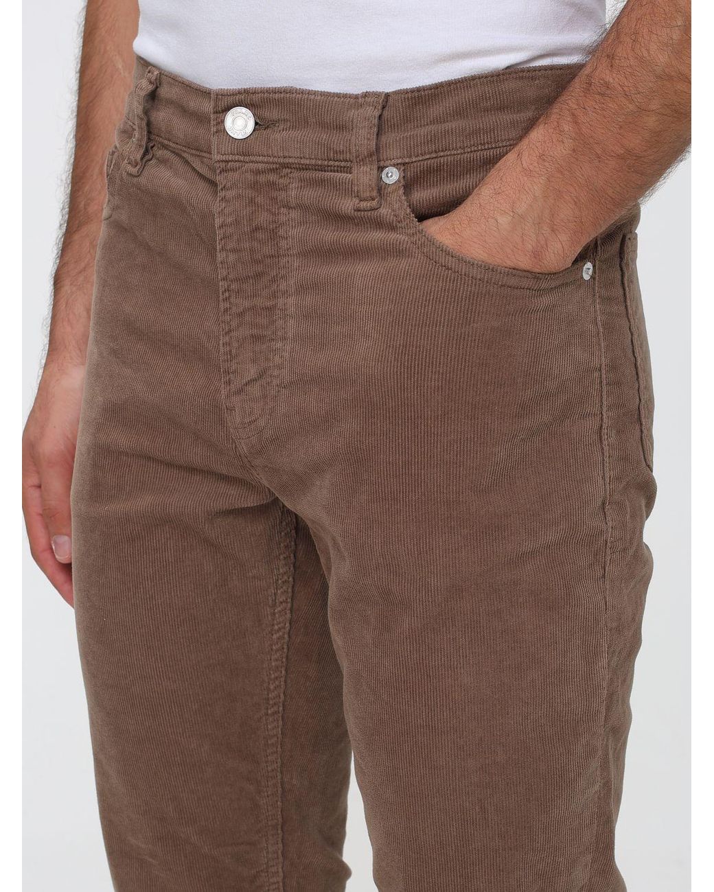 FRAME Natural Five-Pocket Slim-Fit Corduroy Trousers for men
