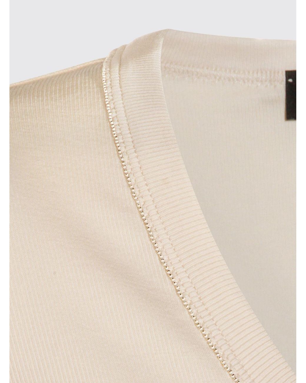 Fabiana Filippi White Slim Fit Short-Sleeved T-Shirt