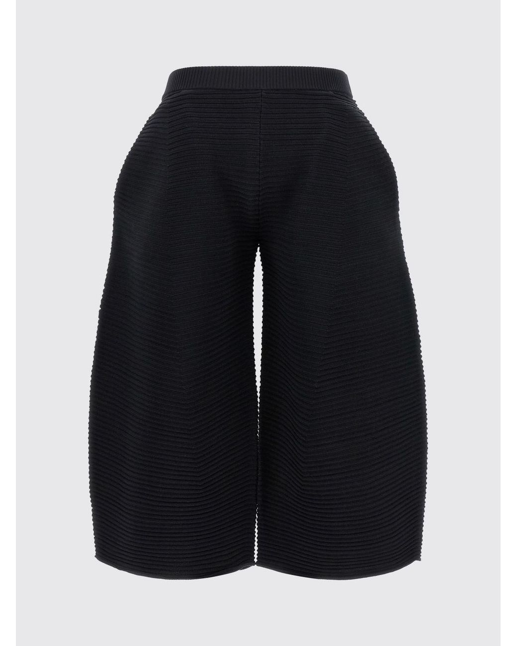 Issey Miyake Blue Cropped Wide-Leg Technical Jersey Pants