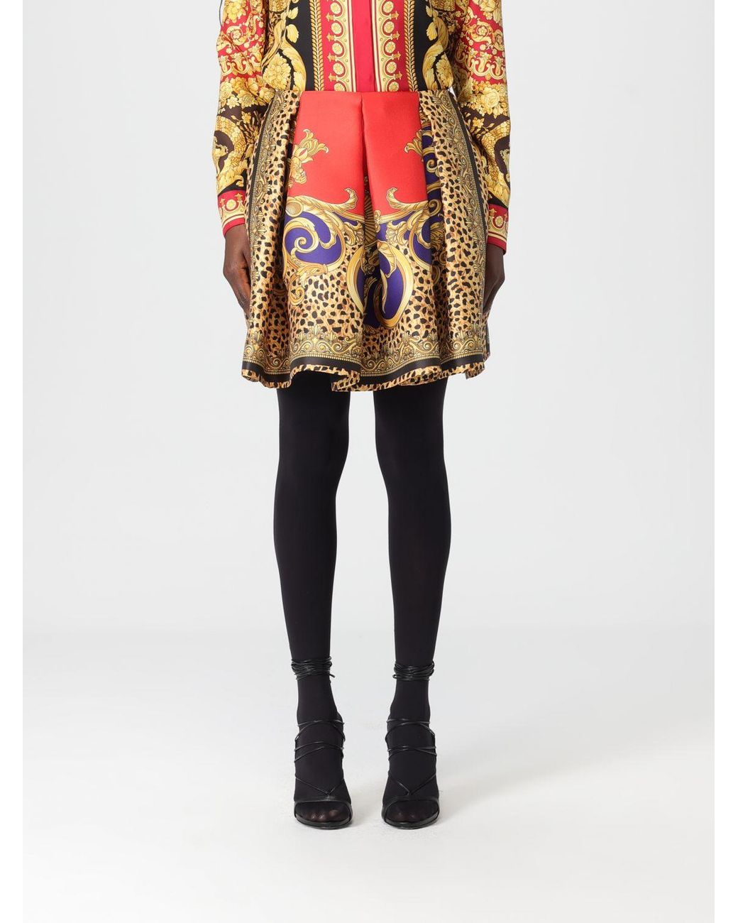 Versace Blue Skirt