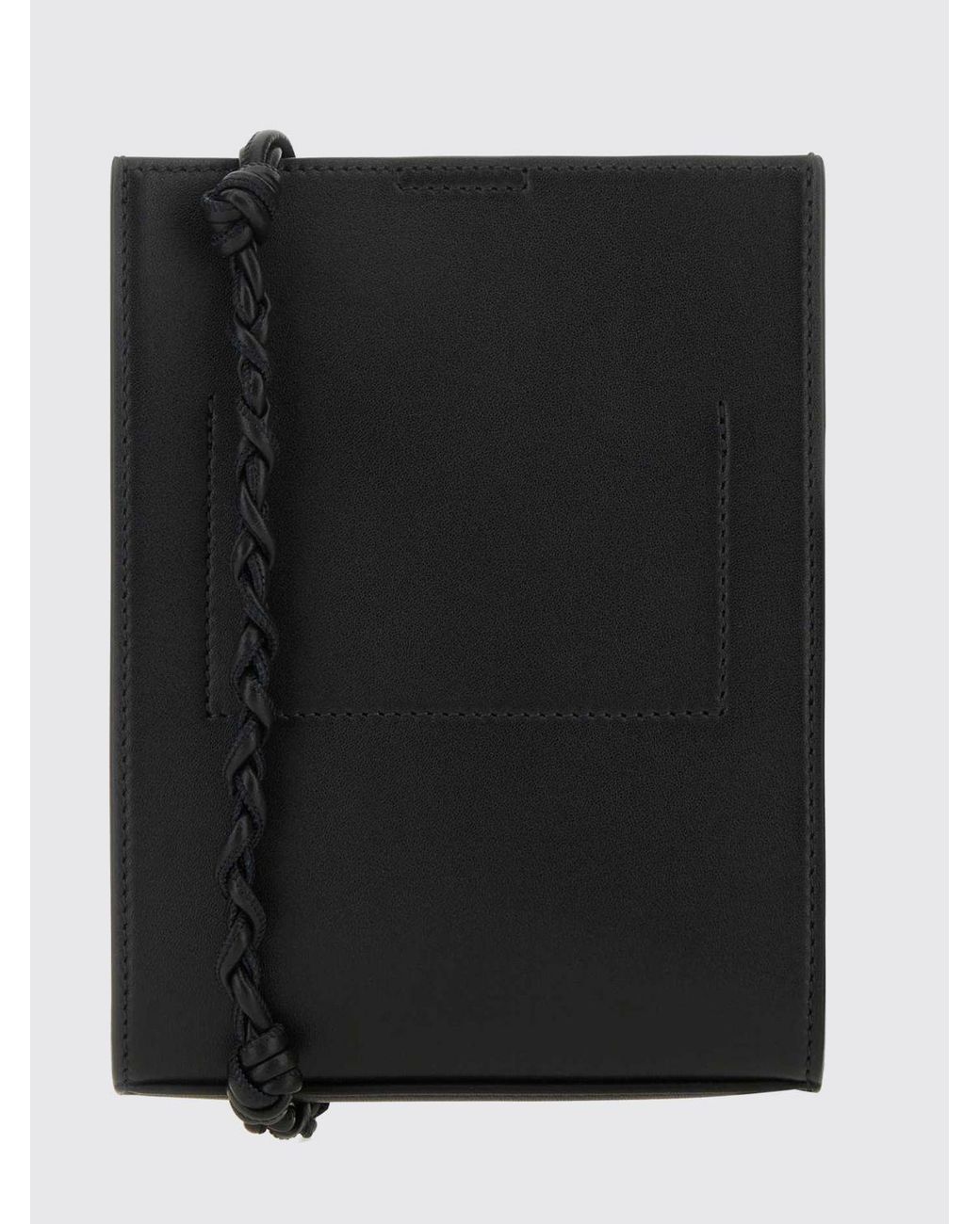 Jil Sander Tangle Lederschultertasche in Black für Herren