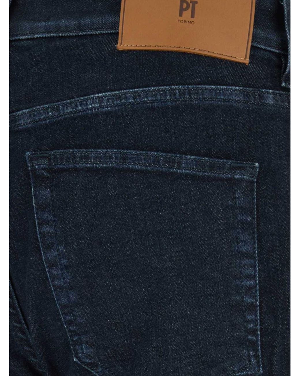 PT Torino Blue Mid-Rise Skinny Fit Jeans for men