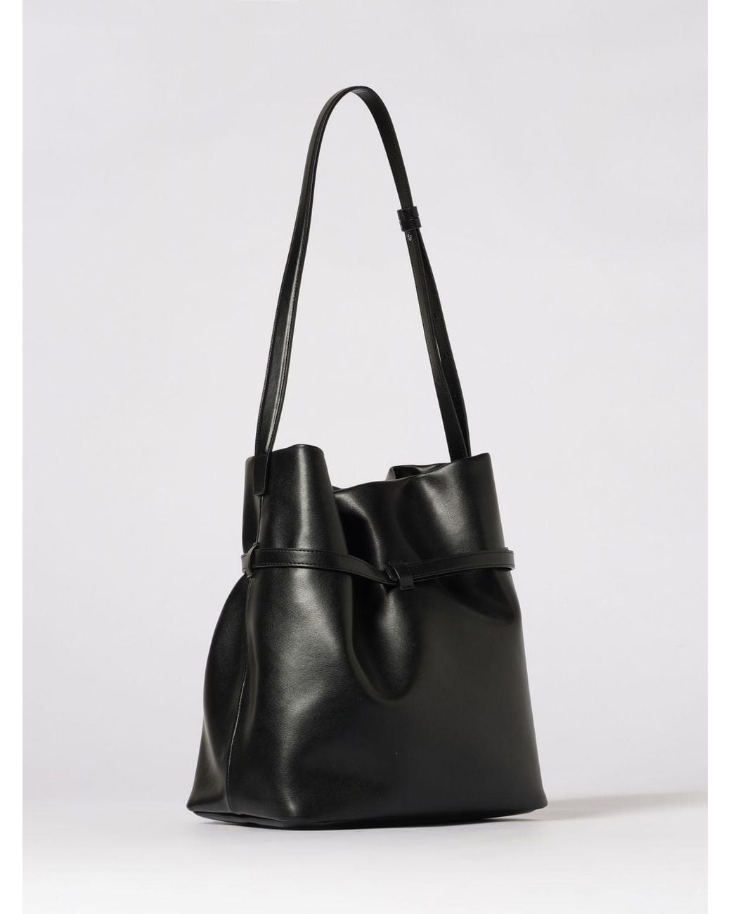 Emporio Armani Black Deva Bucket Shoulder Bag