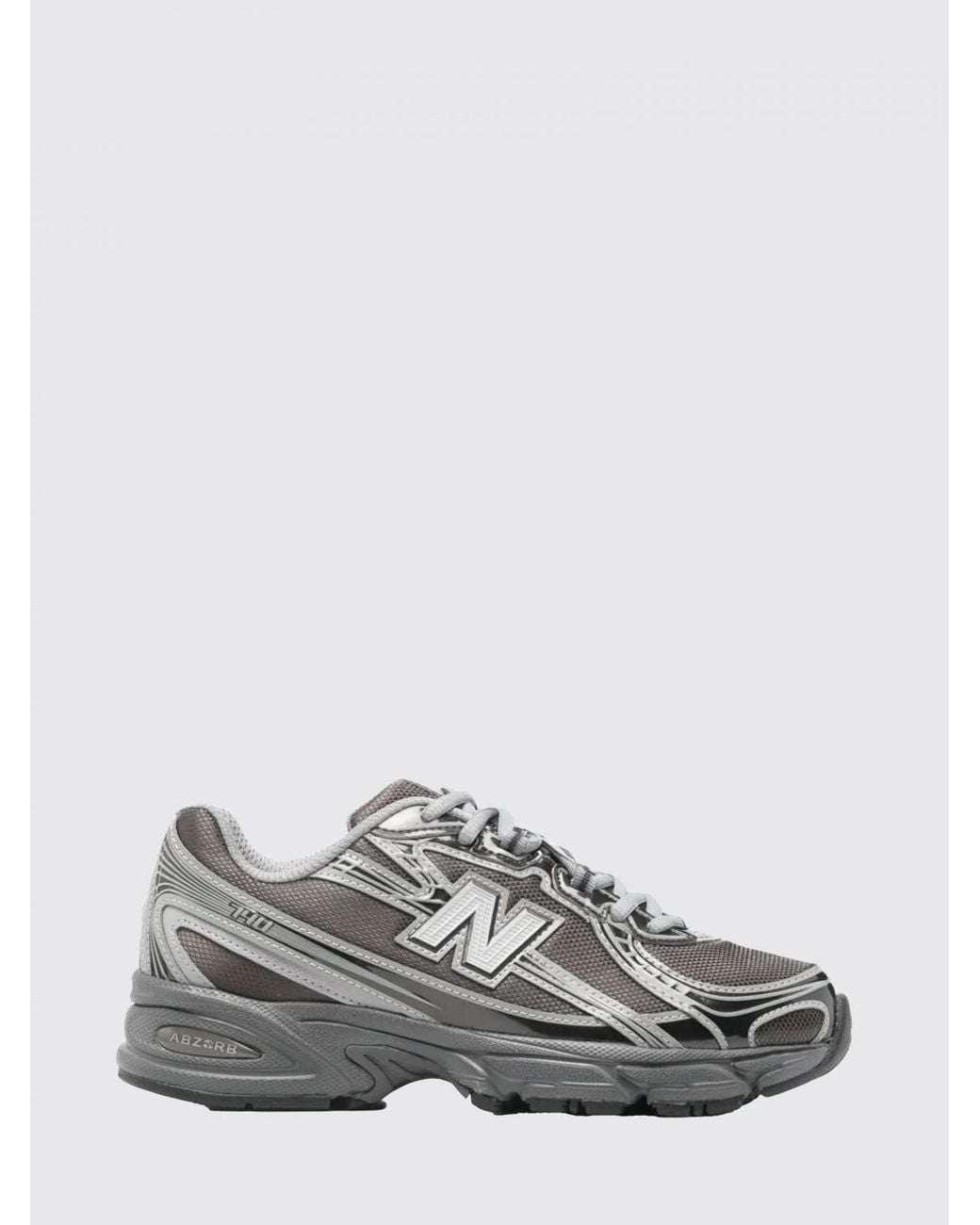 New Balance White 740 Mesh And Rubber Sneakers for men