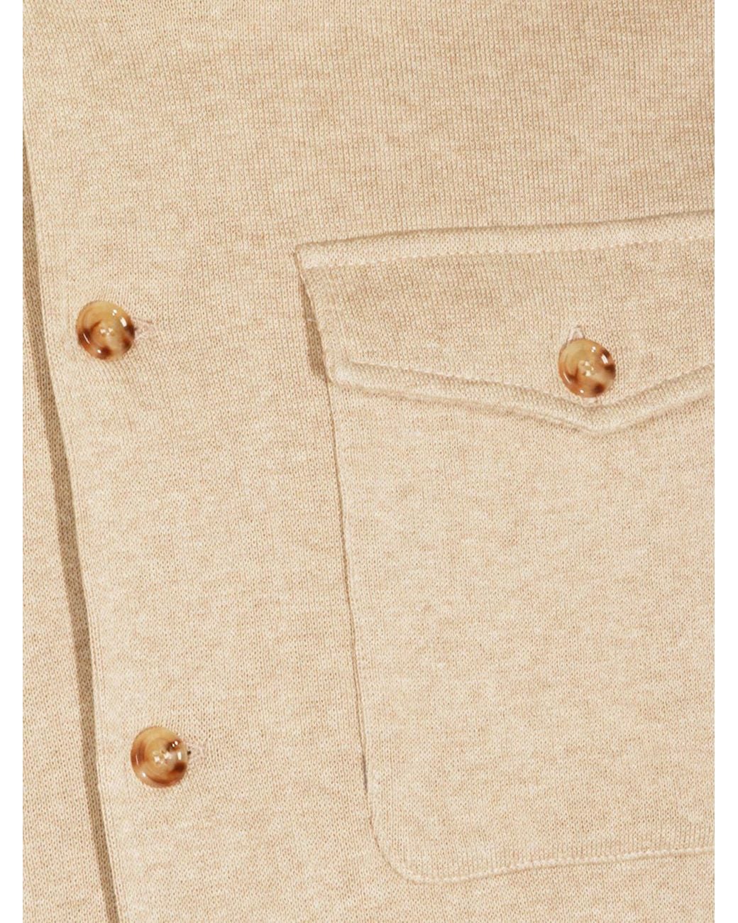 Lardini Natural Cotton Shirt Jacket for men