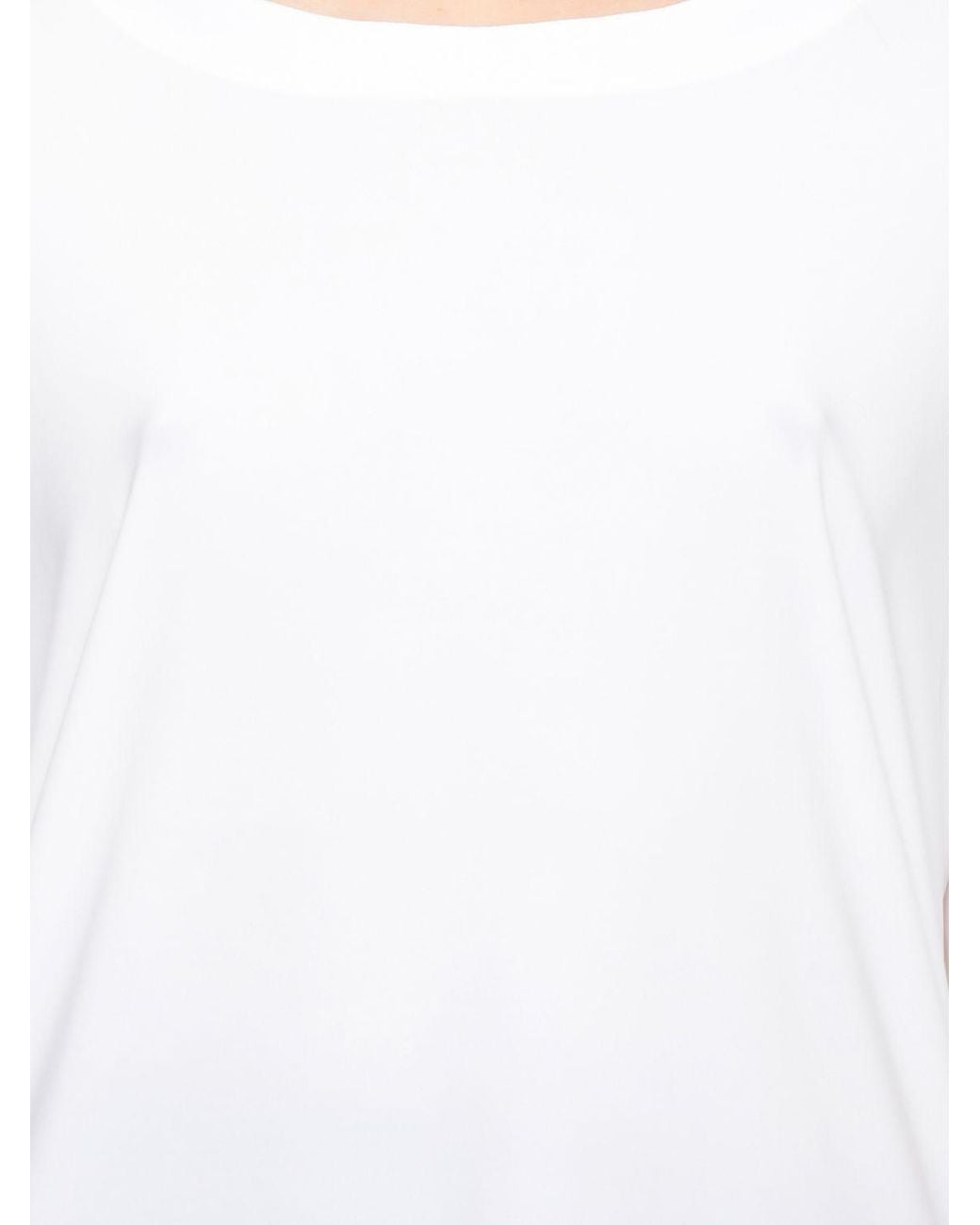 Norma Kamali White Basic Polyester T-Shirts