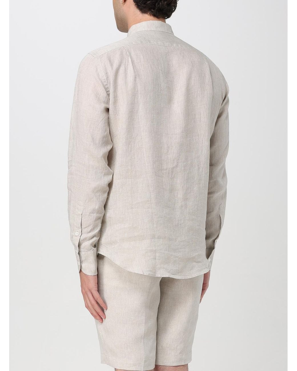 Kampos White Linen Shirt for men
