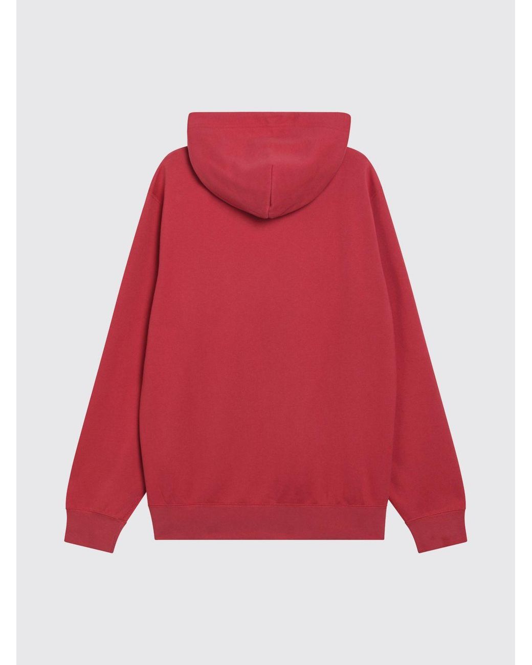 Polo Ralph Lauren Red Cotton Blend Hoodie With Logo for men