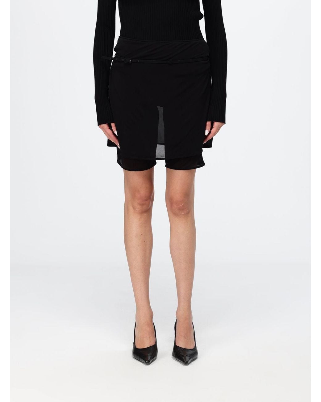 Courreges Black CourrÈ Ges Skirt