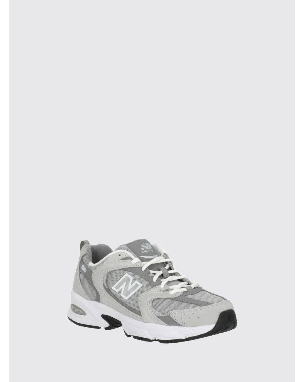 New Balance White 530 Suede And Mesh Low-Top Sneakers With Side Logo for men
